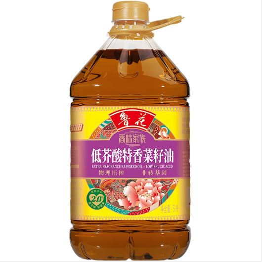 鲁花 香味家族低芥酸特香菜籽油