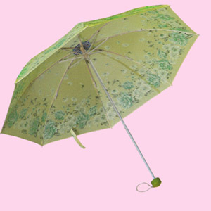 三折防紫外线雨伞